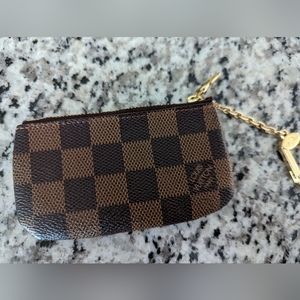 Authentic Louis Vuitton Key Cles Damier Ebene